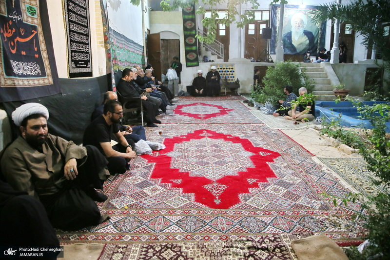 عزاداری دهه اول ماه صفر در بیت مرحوم آیت الله نصرالله شاه آبادی‎ (ره)