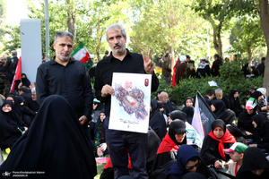 مراسم وداع با رهبر شهید انقلاب در مصلی تهران- 9