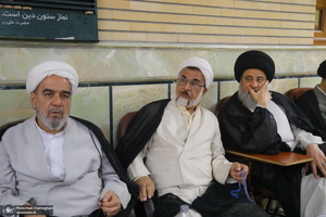 مراسم ختم مادر همسر آیت الله محمدجواد فاضل لنکرانی
