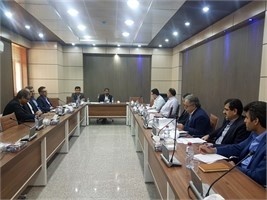 جلسه بررسی وضعیت پرداختی تسهیلات حوادث غیر مترقبه در خوزستان