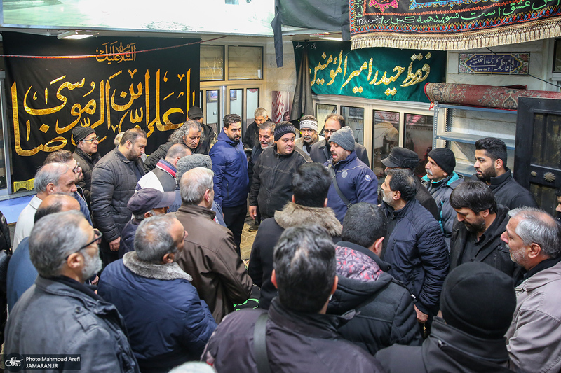 مراسم تشییع سید ابوالفضل کاظمی از مسجد توفیق