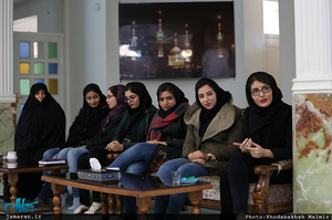 دیدار اعضای انجمن اسلامی دانشگاه کاشان با سید حسن خمینی