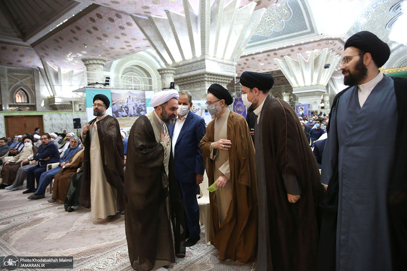 مراسم چهلمین روز ارتحال سید محمود دعایی در حرم مطهر امام خمینی