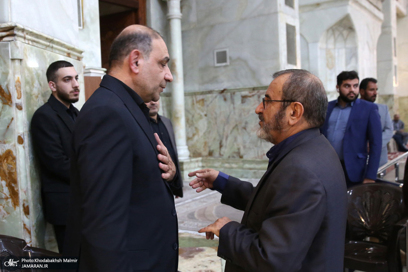 مراسم چهلمین روز در گذشت نوه قدرت الله علیخانی در حرم مطهره امام خمینی (س)