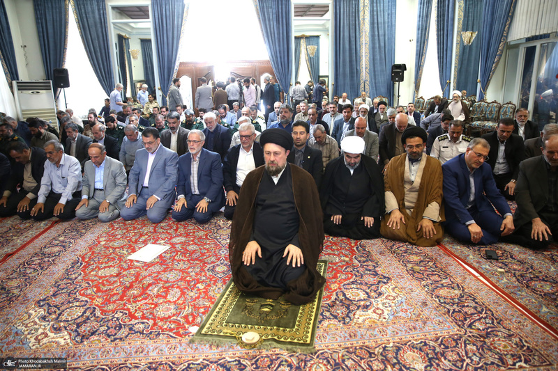 دیدار اعضا و دست اندرکاران ستاد مرکزی سی و ششمین سالگرد بزرگداشت امام خمینی با سید حسن خمینی