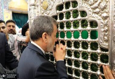 تشرف عراقچی به زیارت حرم حضرت فاطمه معصومه (س)