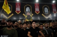 حضور علی لاریجانی بر مزار شهید سید حسن نصرالله (6)