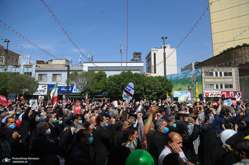 راهپیمایی باشکوه روز قدس در مشهد