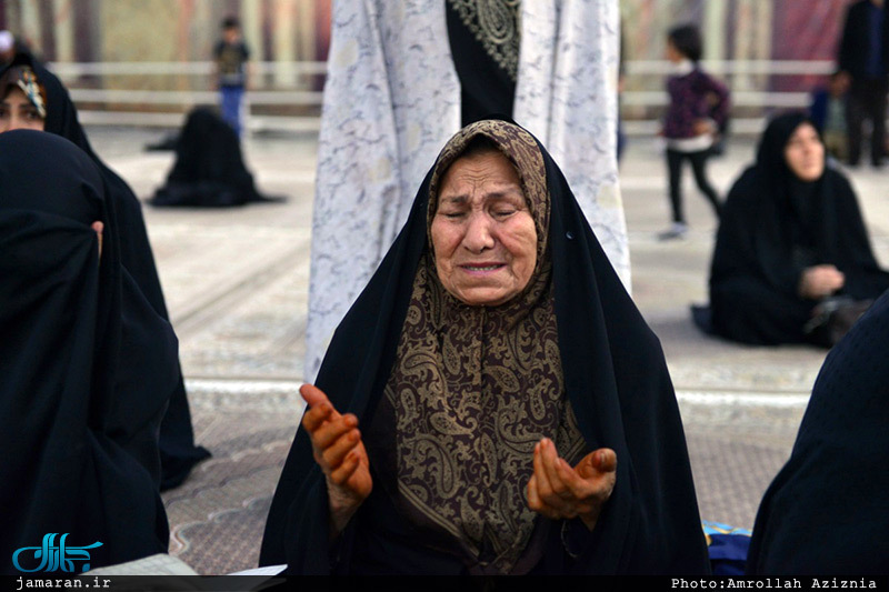 مراسم عزاداری شهادت امام حسن عسکری در حرم امام خمینی(س) 