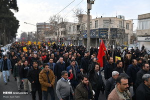 راهپیمایی مردم سراسر کشور در محکومیت ترور سردار قاسم سلیمانی 
