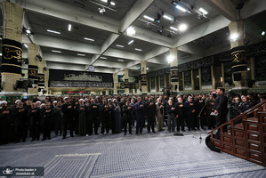 آخرین شب مراسم عزاداری حضرت اباعبدالله الحسین(ع) در حسینیه امام خمینی(ره)