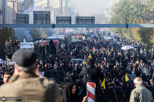تشییع پیکرهای 110 شهید گمنام دفاع مقدس در تهران - 2