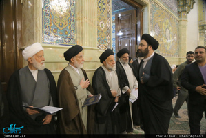 مراسم هفتمین روز درگذشت دختر آیت الله العظمی خویی(ره)