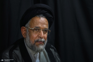 مراسم عزاداری حضرت اباعبدالله الحسین (ع) در دفتر حسن روحانی - محمود علوی