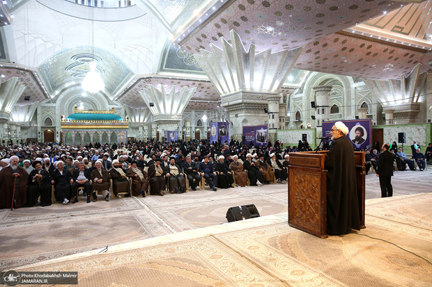 مراسم بزرگداشت چهاردهمین سالگرد رحلت همسر گرامی امام و بیست و هشتمین سالگرد ارتحال حاج سید احمد خمینی