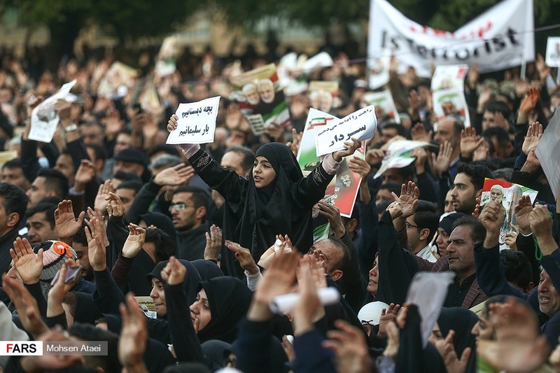 تشییع باشکوه پیکر مطهر شهید حاج قاسم سلیمانی در اهواز