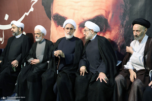 مراسم بزرگداشت همسر آیت الله موسوی بجنوردی (ره) در حسینیه شماره یک جماران-1