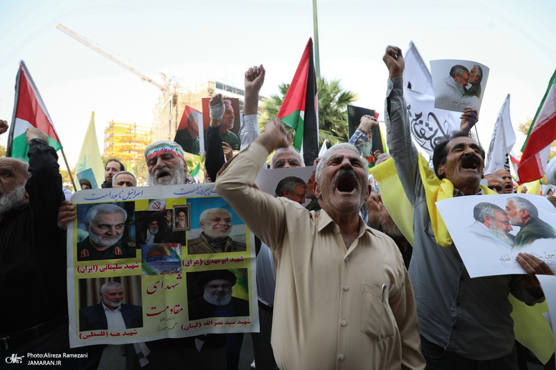 اجتماع دختران انقلاب در حمایت از جبهه مقاومت