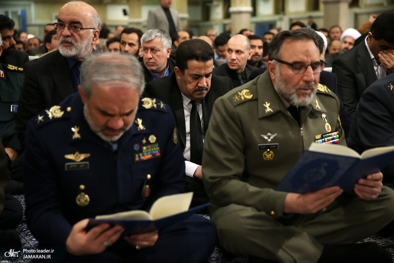 مراسم ترحیم و بزرگداشت آیت‌الله هاشمی شاهرودی(ره) با حضور رهبر معظم انقلاب