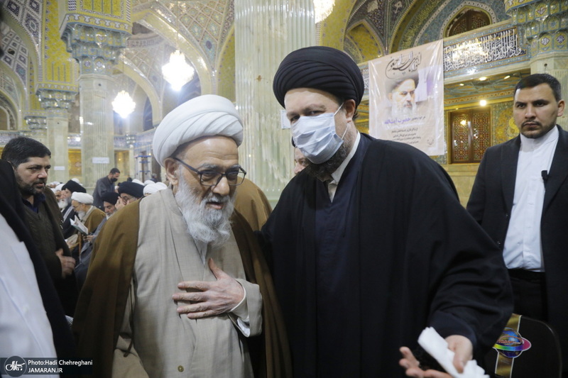 مراسم بزرگداشت آیت الله موسوی بجنوردی (ره) در قم - 1