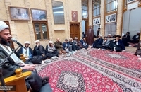 مراسم بزرگداشت مرحوم آیت الله رحمت در بیت امام خمینی در نجف (5)