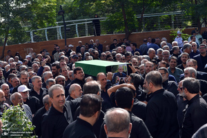 مراسم تشییع سیدعلی صنیع خانی از مسجد الرسول (ص) نازی آباد