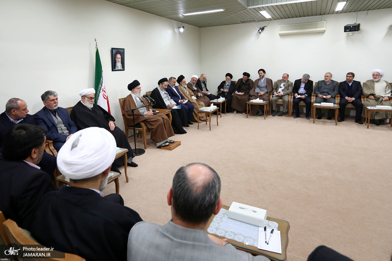 دیدار جمعی از دست‌اندرکاران و کارگزاران حج کشورمان با رهبر معظم انقلاب
