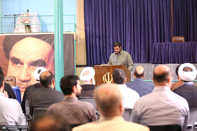 دیدار اعضای جبهه فرهنگی نقلاب اسلامی با سید حسن خمینی