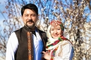 امیرحسین صدیق و همسرش در ویژه برنامه نوروزی