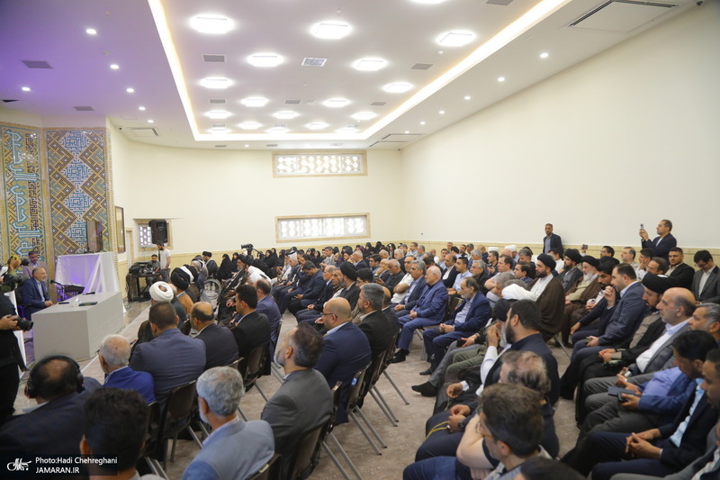 مراسم افتتاح حسینیه آیت الله العظمی بروجردی (ره) در شهر سامرا