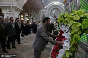 تجدید میثاق مدیران و کارکنان سازمان نهضت سواد آموزی با آرمان های حضرت امام(س)