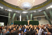  مراسم تشییع استاد فاطمی نیا (ره) در دانشگاه تهران 