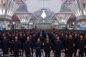 تجدید میثاق دانشجویان و فرماندهان دانشگاه افسری و تربیت پلیس امام حسن مجتبی‎‎ (ع) با آرمان حضرت امام خمینی (س)