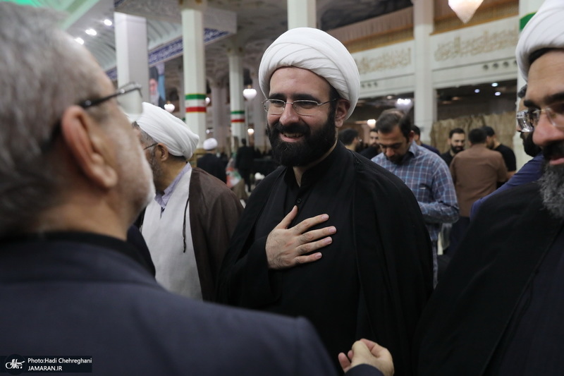 مراسم چهلم شهیدان لاریجانی در حرم مطهر حضرت معصومه (س)