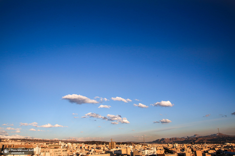 آسمان بی نظیر امروز تهران