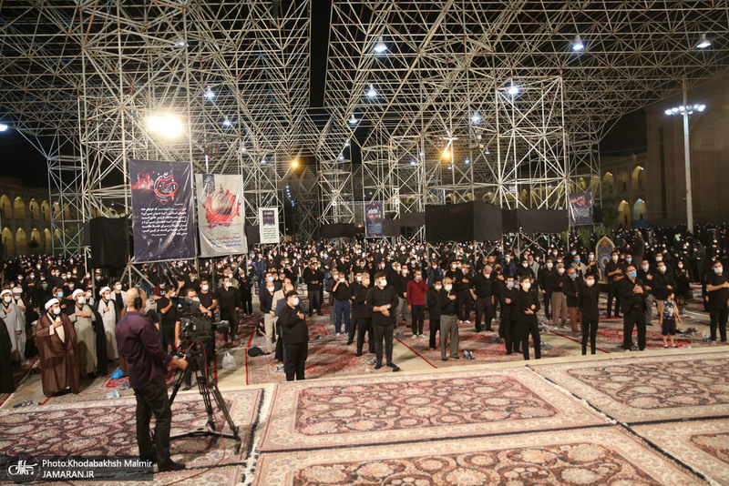 عزاداری شب شام غریبان حسینی(ع) در حرم مطهر امام خمینی (س)