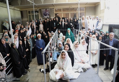 بازدید جمعی از اعضای باشگاه منتظران بنیاد حضرت مهدی موعود (عج) از جماران