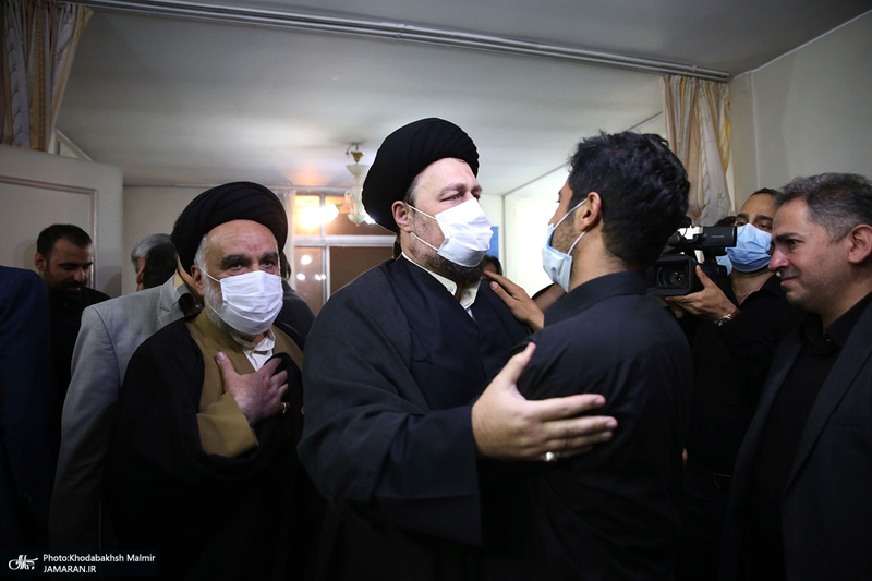 حضور سید حسن خمینی در منزل مرحوم حجت الاسلام و المسلمین دعایی (ره)