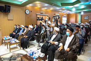 مراسم تودیع و معارفه سرپرست موسسه تنظیم و نشر آثار امام خمینی(س) نمایندگی قم