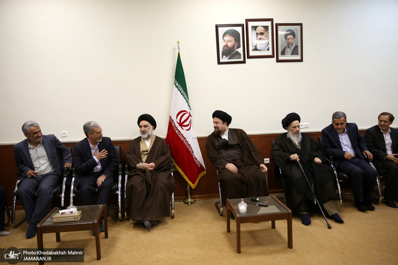 دیدار شورای مرکزی انجمن اسلامی فارغ التحصیلان دانشکده فنی دانشگاه تهران با سید حسن خمینی