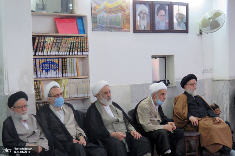 مجلس عزای شهادت امام صادق (ع) در بیت حضرت آیت الله العظمی صانعی (ره)