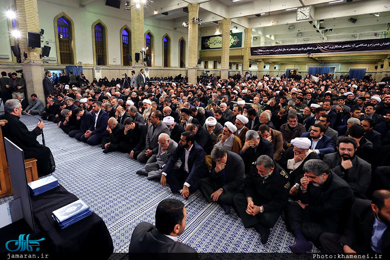 مراسم ترحیم آیت الله هاشمی رفسنجانی در حسینیه امام خمینی(ره)