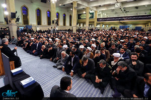 مراسم ترحیم آیت الله هاشمی رفسنجانی در حسینیه امام خمینی(ره)