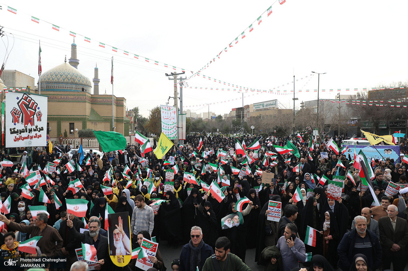 راهپیمایی 22 بهمن در قم