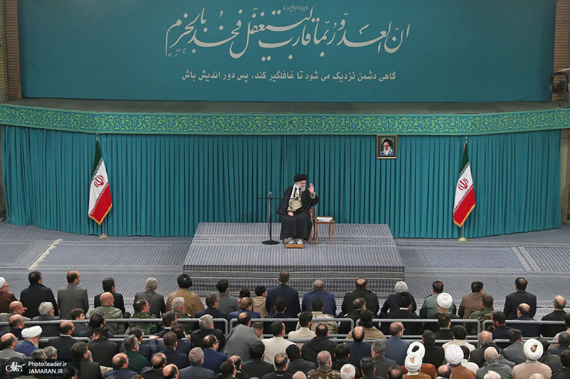 دیدار هزاران نفر از مردم آذربایجان شرقی با رهبر معظم انقلاب