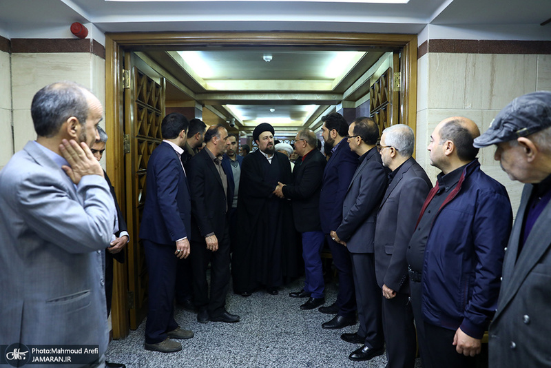 مراسم ختم محمد نخجوان پور، داماد آیت‌الله شهید مصطفی خمینی(ره)