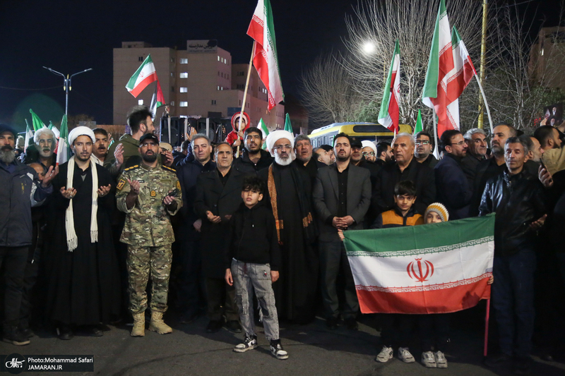 اجتماع حمایت از رزمندگان در مقابله با دشمن آمریکایی - صهیونی در پرند -2
