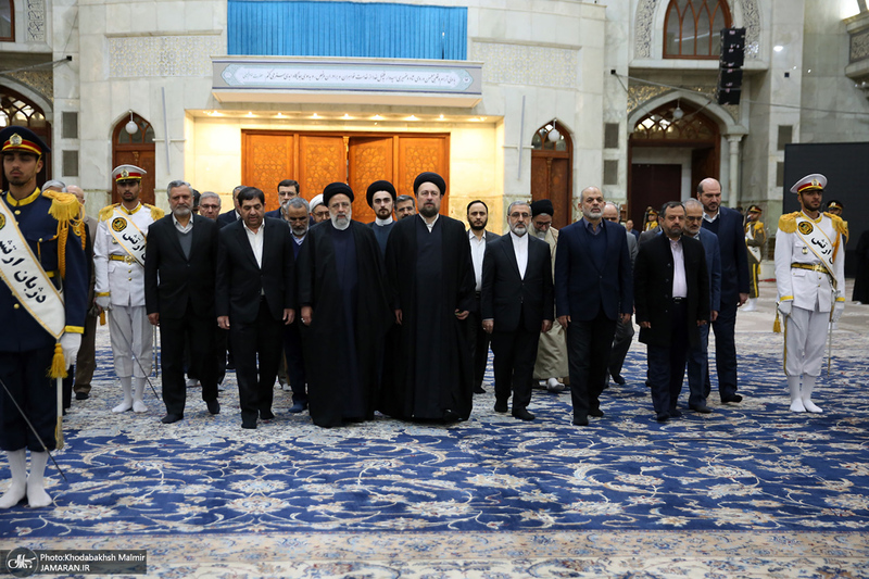 تجدید میثاق رئیس جمهور و اعضای دولت با آرمان های حضرت امام خمینی (س)