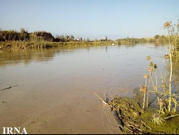 رودخانه قره سو در غرب گلستان پر آب شد