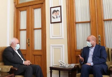 دیدار ظریف و قالیباف 
